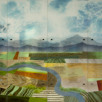 Night into Day - Artwork and donor wall, 2011